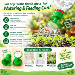 Aspersor de Plástico para Botellas de Plantas, para Riego de Jardinería - Product Image 2