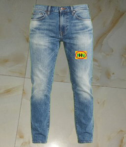 Pantalon Jogger Homme en Denim Pur Lavé Personnalisé Coupe Droite Rétro Formelle Été Automne Imperméable pour Fête - Product Image 6