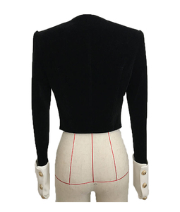 Women' black and white Genuine Leather Moto Jacket Full Sleeve <b>Zipper</b> Closure Stand Collar Autumn Style - Product Image 4