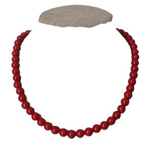 สร้อยคอเรซินสีแดงคุณภาพสูงส่วนบุคคลเครื่องประดับแฟชั่นสำหรับผู้หญิงจากอินเดีย - Product Image 1