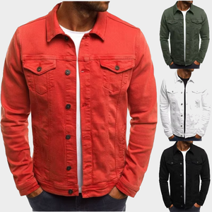 2025 New Wholesale High Quality Spring <b>Mens</b> Cotton Jeans <b>Jacket</b> Custom <b>Mens</b> <b>Denim</b> <b>Jacket</b> for <b>Men</b> - Product Image 5