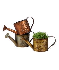 Arrosoir de jardin en métal avec long bec pour plantes d'intérieur et conception de construction durable anti-fuite - Product Image 1