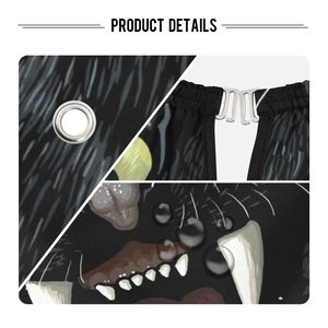 Cape de coiffure professionnelle imperméable avec logo personnalisé, anti-adhérente, motif imprimé sur mesure pour salon de coiffure et barbier - Product Image 4