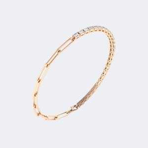 Luxury Emerald Cut Lab Grown Diamond Bracelet 14K <b>Gold</b> Women 2.60CTW Certified EF Color VS VVS Purity Wedding <b>Bangle</b> Jewelry - Product Image 4