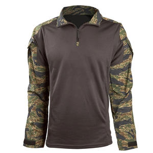 Camiseta Táctica de Verano Unisex, Tejida, 100% Poliéster, Camuflaje, Secado Rápido, Transpirable, Anti-Pilling, Manga Larga, con Bolsillos - Product Image 1