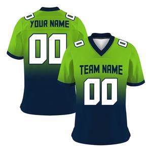 Maillots de football américain pour hommes, personnalisables avec logo, respirants, col rond, manches courtes, grandes tailles, vente en gros pour l'hiver - Product Image 5