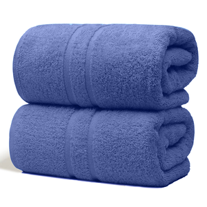 Serviette de bain 100% coton 100x150 cm, douce, absorbante, séchage rapide, luxe, qualité hôtel - Product Image 1