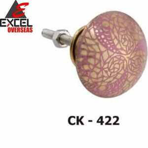 Poignée de porte d'armoire en laiton moderne Excel Overseas, poignée à boule pour porte à ouverture à droite, garantie 1 an, installation facile pour les serrures de porte standard - Product Image 1