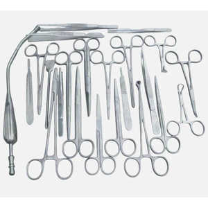 Ensemble de 23 instruments chirurgicaux vétérinaires de chirurgie générale, modèle MS-9314, certifié CE classe I, fabriqué par Medzora Surgical - Product Image 3