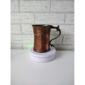 Taza de Jugo de Cobre Antiguo con Diseño de Girasol, Tazas Vintage para Decoración de Fiestas y Eventos - Product Image 2