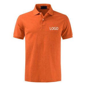 Camiseta Unisex de Algodón con Logotipo Personalizado, Manga Corta, Estilo Polo, Cómoda, Transpirable, Color Sólido, Ropa Deportiva de Golf para Verano, 260 Gramos - Product Image 5