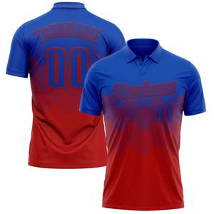 เสื้อโปโลทีมพรีเมียมพร้อมสกรีนโลโก้ ชื่อ หมายเลข ที่แขนเสื้อ ผ้าโพลีเอสเตอร์แห้งเร็ว คุณภาพส่งออกจากโรงงาน - Product Image 2