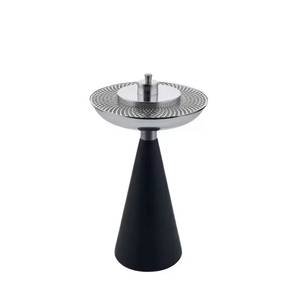 Middle East Style Stainless Steel Bakhoor Burner <b>Cone</b> Shaped Base Perforated Lid Charcoal Aromatic Fragrance Censer - Product Image 3