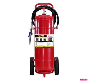 Extincteur à mousse concentrée AFFF 3% 50L sur chariot, indice d'extinction 144B, puissant et portable pour les situations d'urgence incendie - Product Image 1