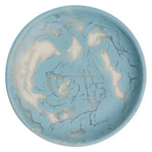 Cuenco acrílico pulido de diseño europeo de lujo, platos de humo azul cielo para servir frutas, vajilla para fiestas empaquetadas en cartón - Product Image 1