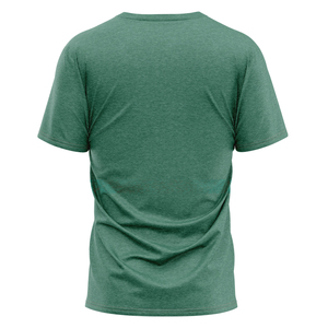 T-shirt pour homme en coton 100% de haute qualité, logo personnalisé, coupe régulière, col rond, manches courtes, coton épais - Product Image 2