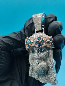 จี้พระเยซูชุบทองคำ 18K ประดับเพชรโมอิสซาไนต์สุดหรู ดีไซน์ฮิปฮอป เงินแท้ 925 ผ่านการทดสอบเพชร - Product Image 4