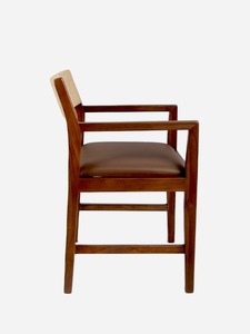 Silla de Madera Maciza Premium con Ratán Tejido a Mano, Muebles Escandinavos Minimalistas para Restaurantes y Hostelería - Product Image 3