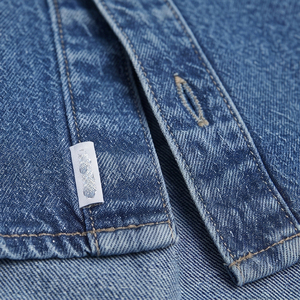 Chemise en jean OEM à manches courtes pour femme, style streetwear, poche poitrine, vintage, été, respirante, haute qualité, éco-responsable - Product Image 5