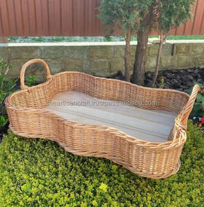 Bandeja de servicio ecológica de ratán pulido recuerdo de estilo amor para cocina y desayuno USO tamaño personalizado - Product Image 3