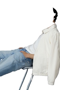 กางเกงยีนส์ผ้ายืดสีฟ้าสำหรับผู้ชายกางเกงยีนส์ทรงหลวมใส่สบายดีไซน์ใหม่ยอดนิยมสำหรับ100% - Product Image 6