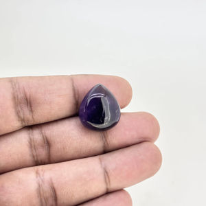 Ametyste Naturelle de Haute Qualité, Cabochon Taille Ovale, Vente en Gros Exclusive, Certifiée par un Certificat de Troisième Partie, Calibrée, Bijoux en Vrac - Product Image 1