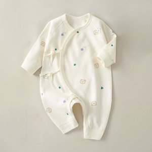 Ropa de Bebé Recién Nacido de Bambú y Spandex Premium, Transpirable, Ecológica, de Manga Larga, con Lindos Dibujos Animados, Suave, para Niña y Niño - Product Image 1