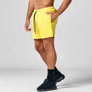 Shorts de course à séchage rapide pour hommes, shorts de fitness, shorts de gym avec poche, shorts de course à double couche - Product Image 1