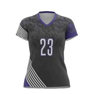 Camiseta de Voleibol Unisex Moderna al por Mayor, Color Personalizado, Logotipo con Impresión Digital, Alta Calidad, 100% Poliéster - Product Image 5