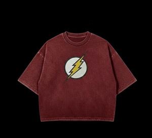 T-shirt Ringer Homme 2026 Style Urbain Rétro Délavé au Soleil, Effet Acide, Personnalisé, Vintage, 100% Coton Tricoté Léger et Vieilli - Product Image 1