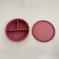 Boîte à lunch en silicone à 3 compartiments, capacité de 1000 ml, qualité alimentaire, hermétique, compatible micro-ondes/réfrigérateur/lave-vaisselle, contenants de stockage alimentaire