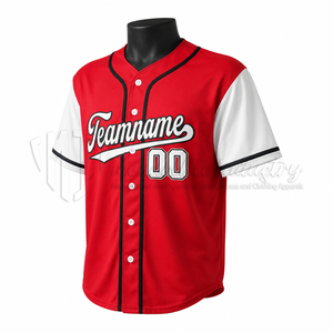 Camiseta de Béisbol Personalizada, Ropa Deportiva para Equipos Atléticos, Pedido al por Mayor - Product Image 3