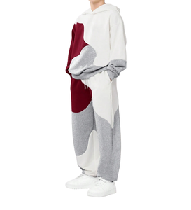 Survêtement d'hiver pour enfant, coupe oversize à épaules tombantes, en molleton 100% coton premium, style streetwear baggy - Product Image 4