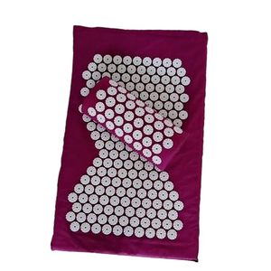 Ensemble de tapis et d'oreiller d'acupression sur mesure, grande taille, pour femmes et hommes, blanc, pour le yoga et la relaxation au lit. - Product Image 3