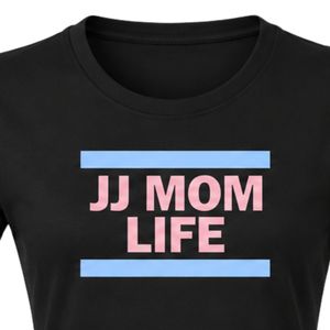 T-shirt graphique Jack and Jill JJ Mom Life pour femme, manches courtes, col rond, décontracté, imprimé, confortable, pour tous les jours - Product Image 3