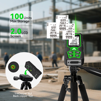 Module de mesure laser vert Sndway Sw-wg Ip68 100m, niveau numérique, logo personnalisé, outils de mesure, télémètre extérieur