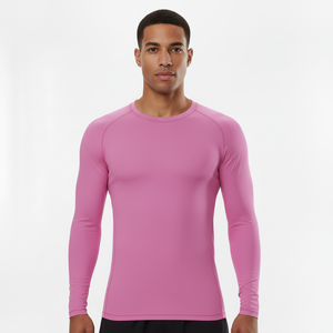 Camiseta de compresión (Rash Guard) de MMA para hombre, OEM de alta calidad, al por mayor, con estampado personalizado, fabricación de capa base para niños y niñas. - Product Image 6