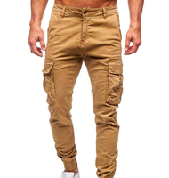 Nouveau design – Pantalon cargo en velours côtelé léger et écologique pour homme, taille haute, respirant, imperméable, personnalisable, style streetwear
