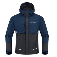 Blouson de moto de course personnalisé coupe-vent grande taille imperméable respirant en tissu polyester de haute qualité