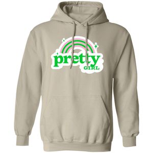 Sudadera con Capucha Gráfica Beige, Suave, de Forro Polar, Manga Larga, Estilo Casual, Moda Urbana, Cálida, para Mujer - Product Image 1