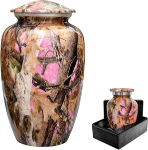 Sophisticated Aluminum <b>Keepsake</b> Cremation <b>Memorial</b> Urn Ash Holder Featuring Durable Decorative Craftsmanship Style - Product Image 4