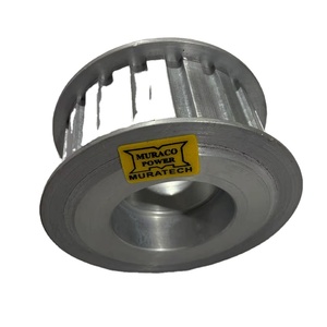 Polea de Distribución de Aluminio 60T L050 L100 L125 L150 L200 L225, Diámetro Interior Personalizado, Ranura para Chaveta, Brida Montada, Suministro OEM, Anodizado Normal Duro - Product Image 5