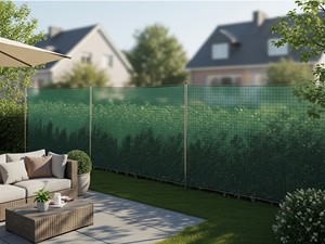 Green <b>Plastic</b> <b>Mesh</b> Net Fence Outdoor Protective Screen for Yard Garden Playground Field - Product Image 4