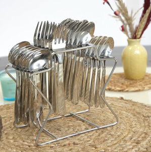 Heavy Duty Stainless Steel Kitchen Storage Spoon Stand Mirror Polish Wedding Eco-Friendly Long Handle 30mL Custom Logo Option - Product Image 1