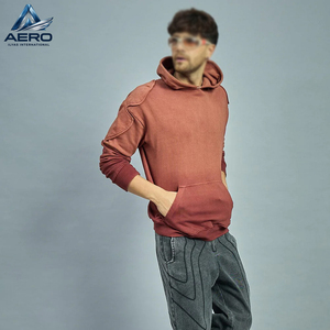 Sudadera con Capucha Ligera, Clásica, Suave y Cómoda, con Logotipo Personalizado, Precio al por Mayor, de Algodón Liso para Hombre - Product Image 5