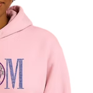 Sudadera con Capucha Rosa Brillante con Logo MOM para Mujer, Sudadera Informal de Manga Larga, Ropa de Calle para el Día a Día, Ropa Cómoda y a la Moda - Product Image 3