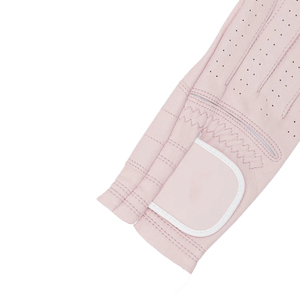 Gant de golf pour main droite en cuir véritable antidérapant à enfiler unisexe rose – Produit le plus vendu - Product Image 3
