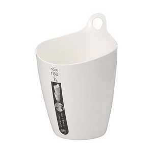 Cesta de almacenamiento Inomata Nor-Rise 7L blanca - Product Image 1