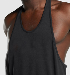 เสื้อกล้ามออกกำลังกาย Herron Fitness สำหรับผู้ชาย ผ้าฝ้ายออร์แกนิคแบบกำหนดเอง เสื้อกล้ามเพาะกายสำหรับผู้ชาย เสื้อกล้ามยิม - Product Image 5