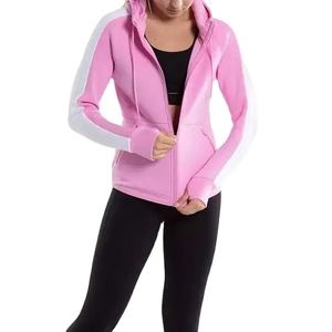 Sudaderas con Capucha para Mujer, Forradas de Felpa de Algodón, con Logotipo Personalizado, Manga Larga, Ecológicas, Corte Ajustado, con Franjas Laterales - Product Image 4